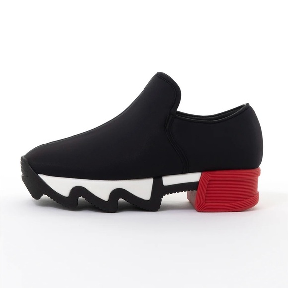NWB iRi WES I Black Red Low Top Sneaker Shoes - Picture 2 of 15
